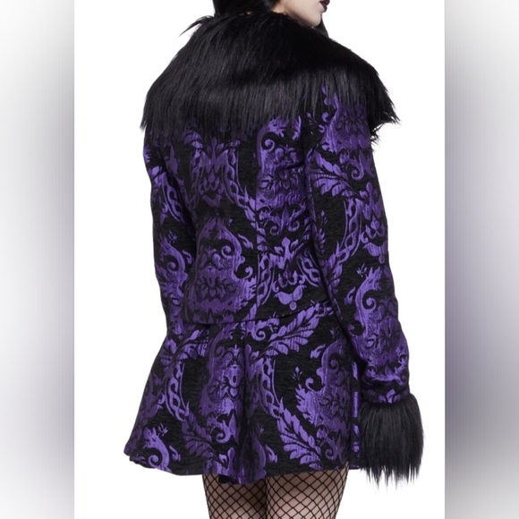 Widow Sultry Brocade Jacket and Dress - Picture 8 of 8